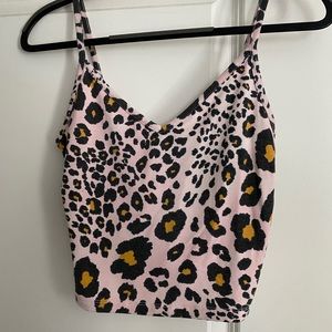 leopard tank top cropped